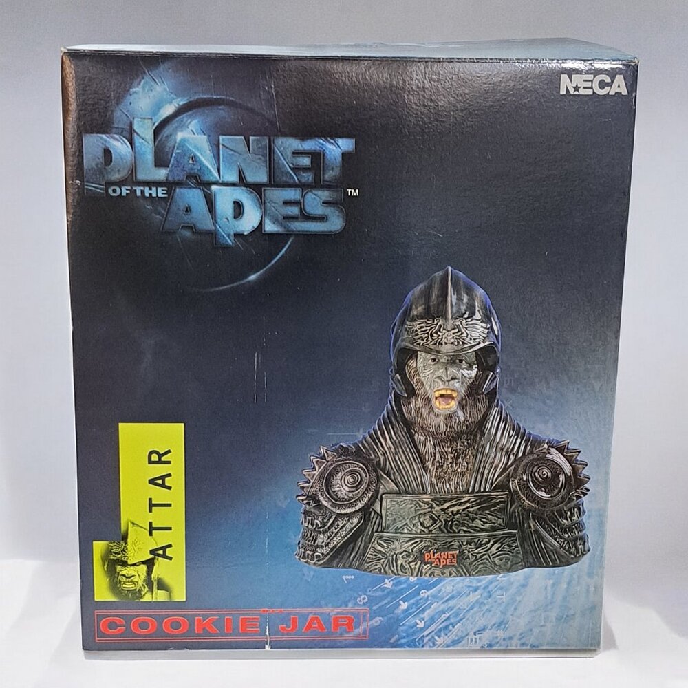 2001 Planet of the Apes Attar Ceramic Cookie Jar NECA - Picture 3 of 16